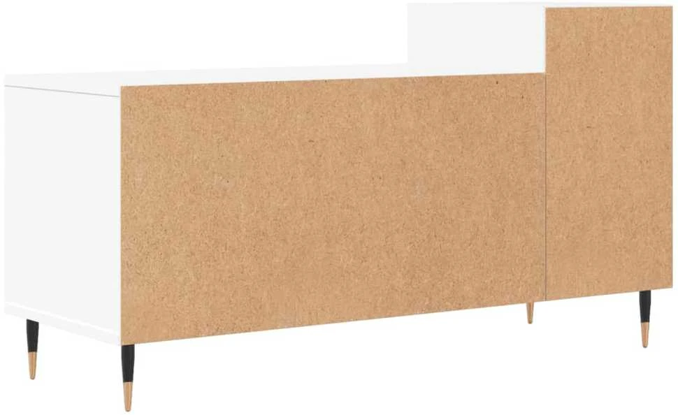 TV staliukas Televizoriaus spintelė, baltos spalvos, 100x35x55cm, mediena