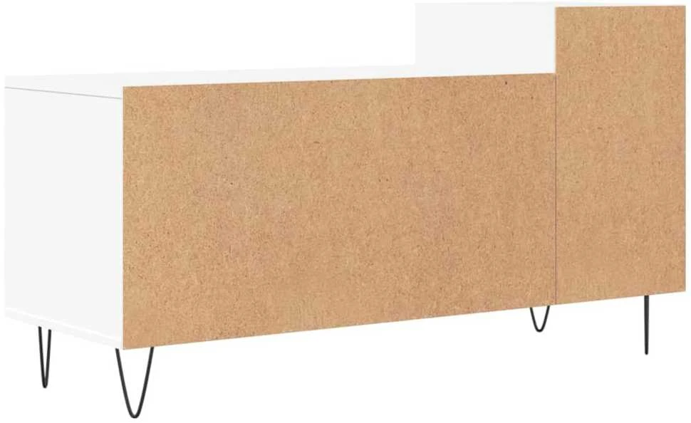 TV staliukas Televizoriaus spintelė, baltos spalvos, 100x35x55cm, mediena