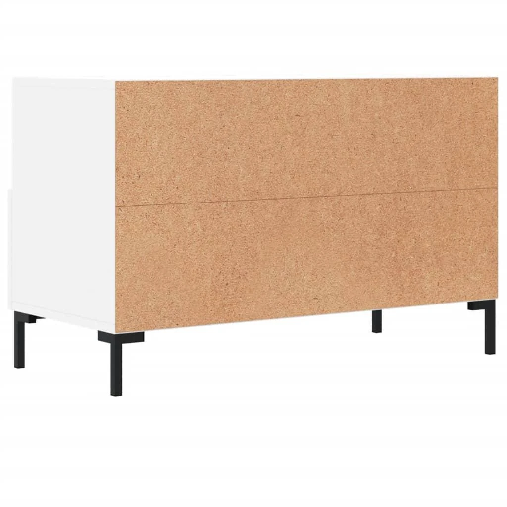 TV staliukas Televizoriaus spintelė, baltos spalvos, 80x36x50cm, mediena