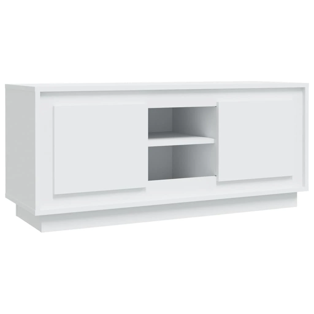 TV staliukas Televizoriaus spintelė, baltos spalvos, 102x35x45cm, mediena