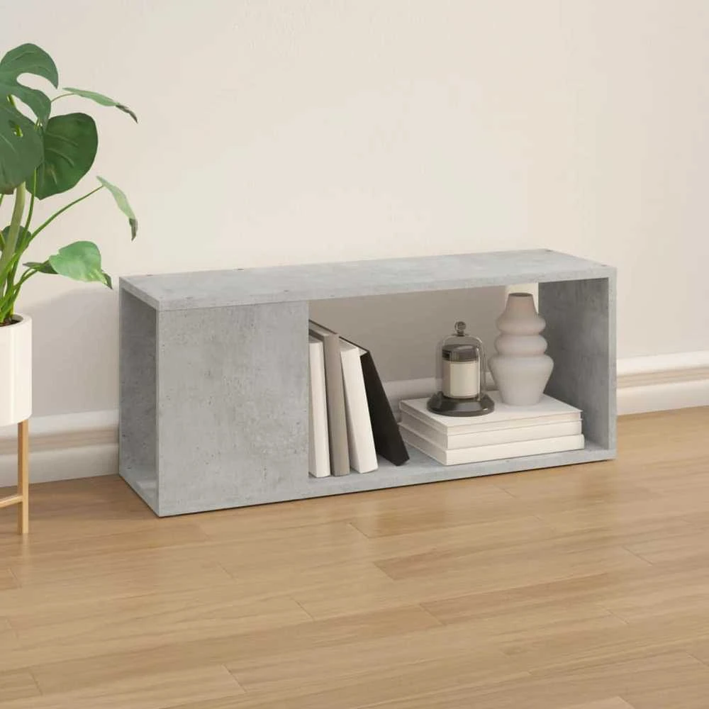 TV staliukas Televizoriaus spintelė, betono pilkos spalvos, 80x24x32cm, MDP