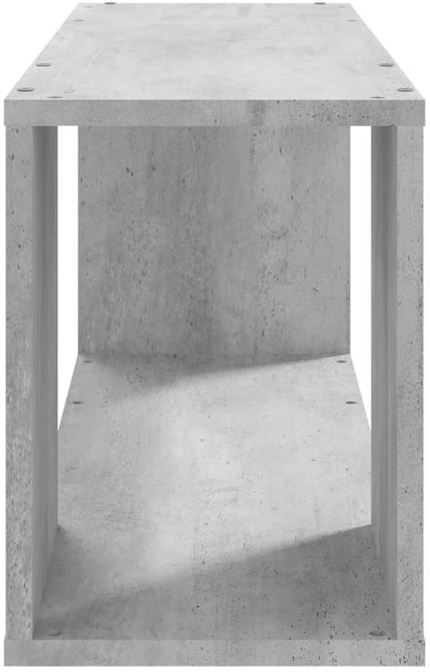 TV staliukas Televizoriaus spintelė, betono pilkos spalvos, 80x24x32cm, MDP