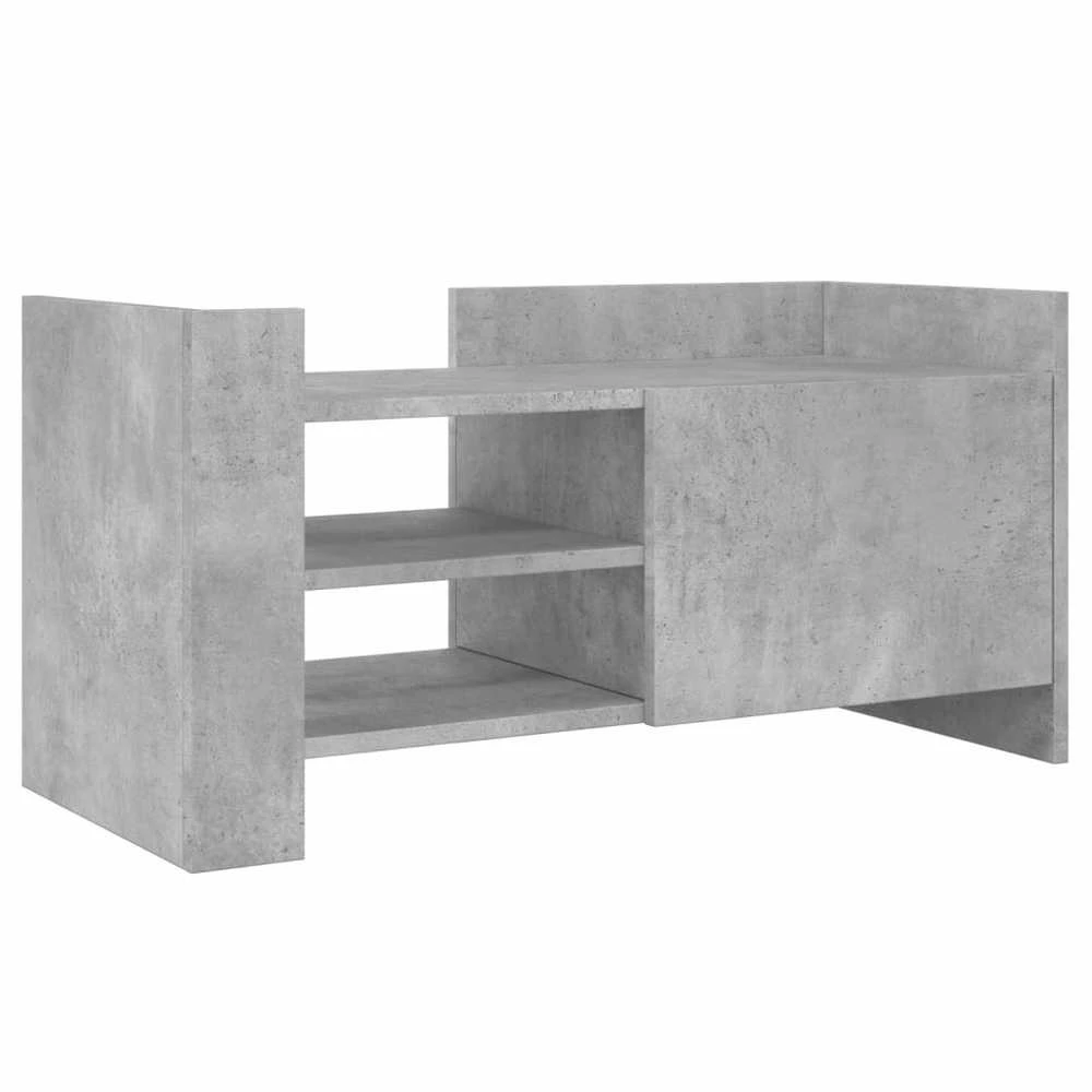 TV staliukas Televizoriaus spintelė, betono pilka, 104x35x50cm, mediena