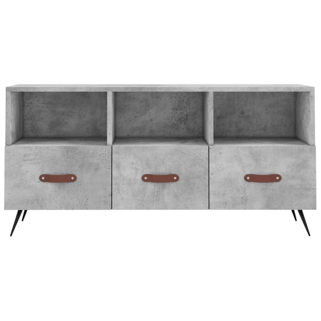 TV staliukas Televizoriaus spintelė, betono pilka, 102x36x50cm, mediena