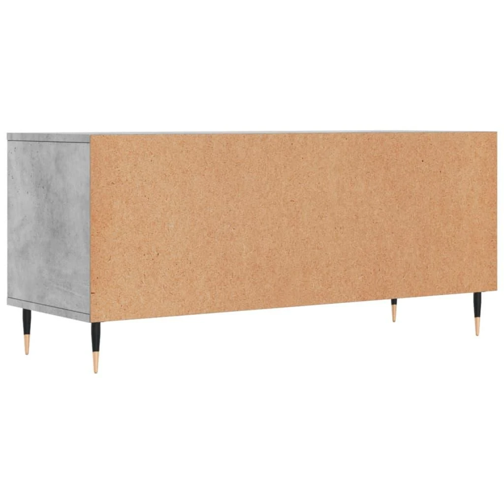 TV staliukas Televizoriaus spintelė, betono pilka, 100x34,5x44,5cm, mediena