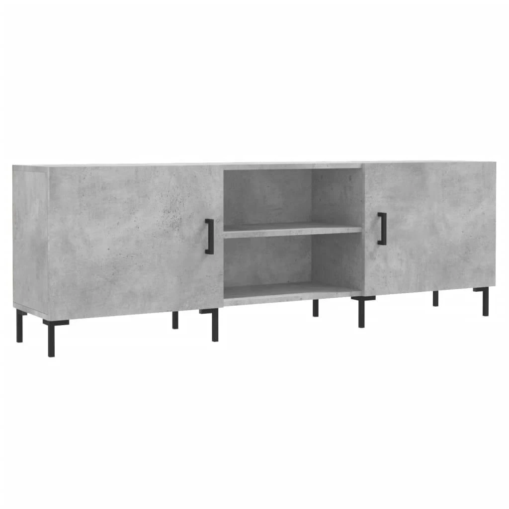 TV staliukas Televizoriaus spintelė, betono pilka, 150x30x50cm, mediena