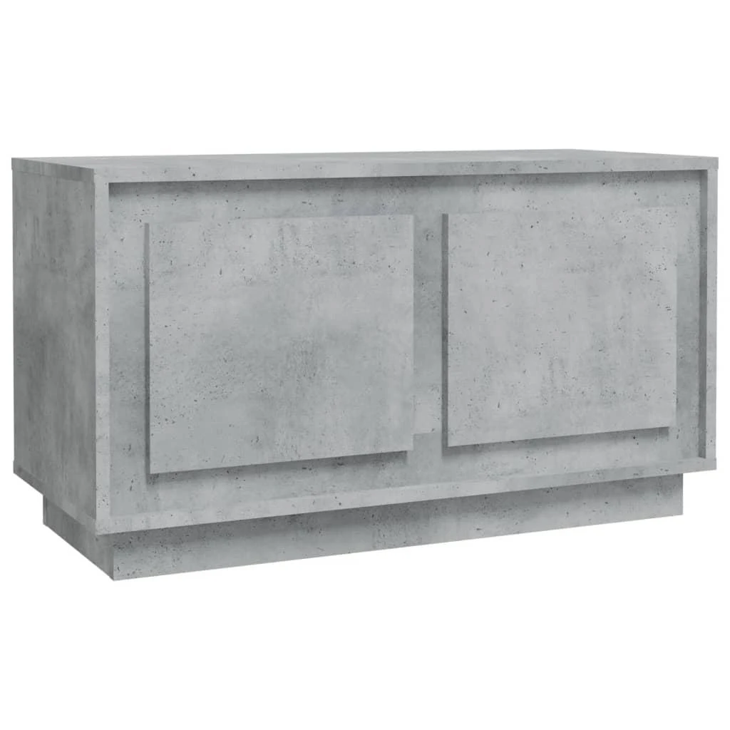 TV staliukas Televizoriaus spintelė, betono pilka, 80x35x45cm, mediena