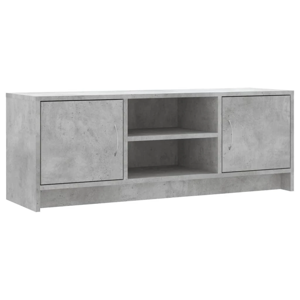 TV staliukas Televizoriaus spintelė, betono pilka, 102x30x37,5cm, mediena