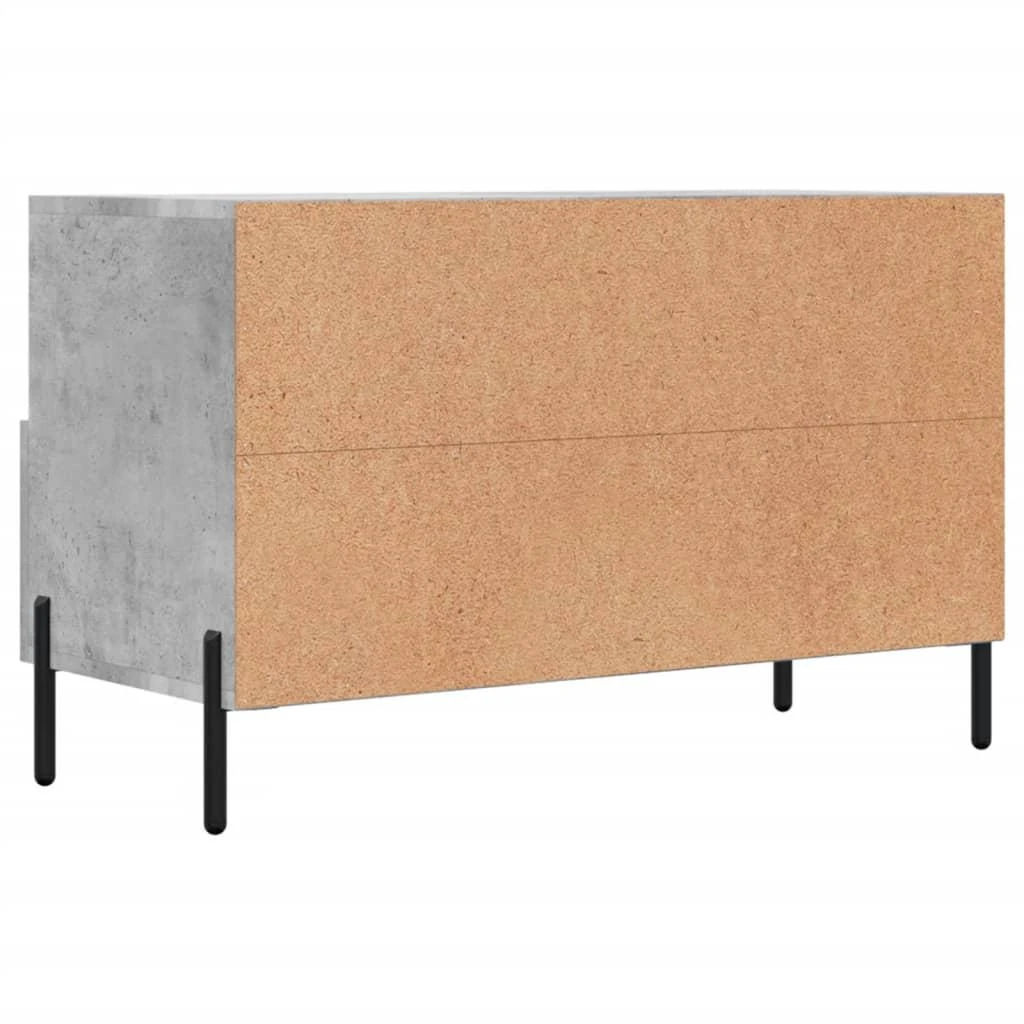 TV staliukas Televizoriaus spintelė, betono pilka, 80x36x50cm, mediena