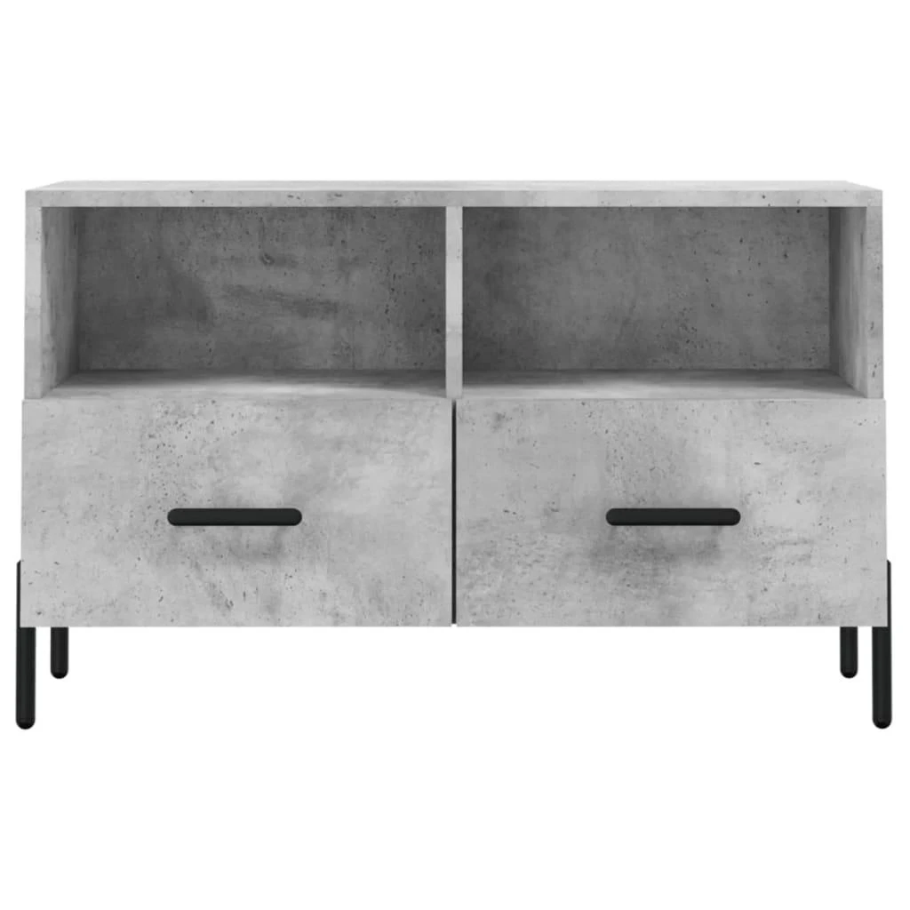 TV staliukas Televizoriaus spintelė, betono pilka, 80x36x50cm, mediena