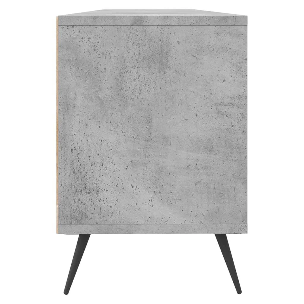 TV staliukas Televizoriaus spintelė, betono pilka, 150x30x44,5cm, mediena