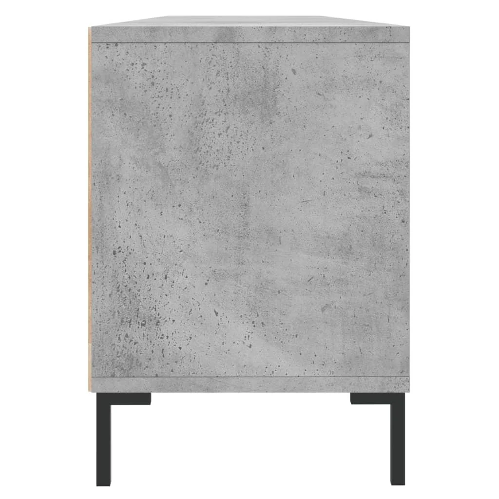 TV staliukas Televizoriaus spintelė, betono pilka, 150x30x44,5cm, mediena