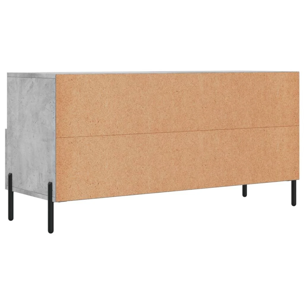 TV staliukas Televizoriaus spintelė, betono pilka, 102x36x50cm, mediena