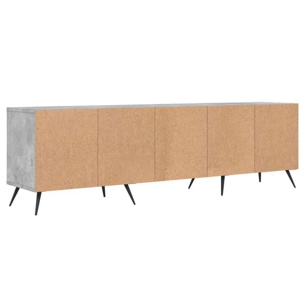 TV staliukas Televizoriaus spintelė, betono pilka, 150x30x44,5cm, mediena