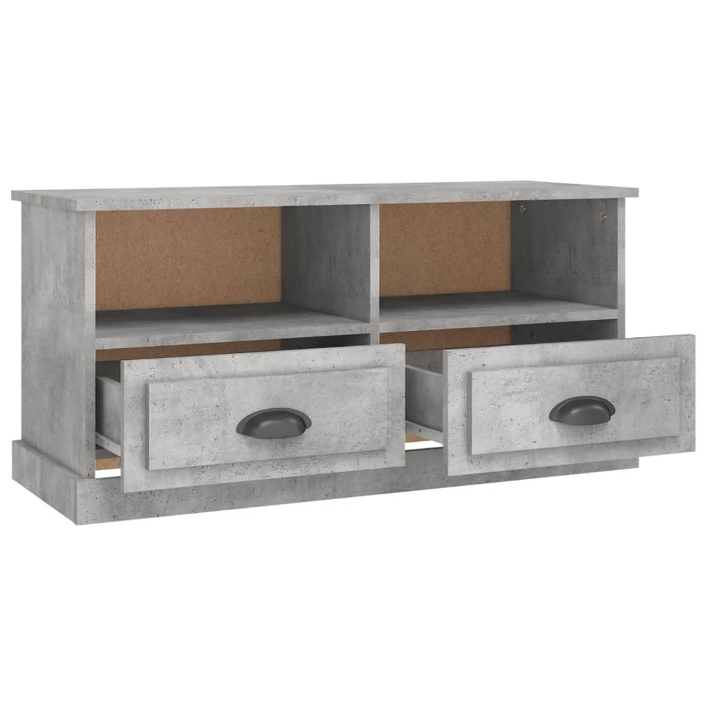 TV staliukas Televizoriaus spintelė, betono pilka, 93x35,5x45cm, mediena