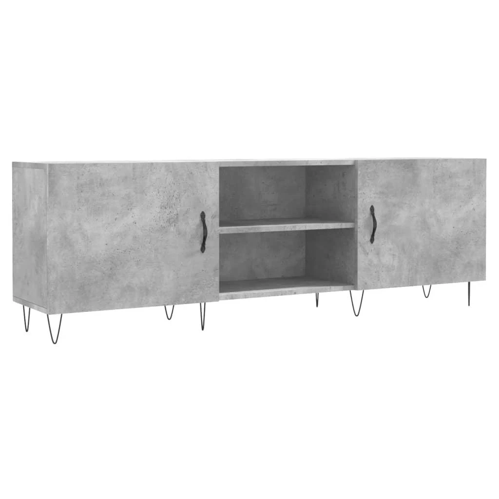 TV staliukas Televizoriaus spintelė, betono pilka, 150x30x50cm, mediena