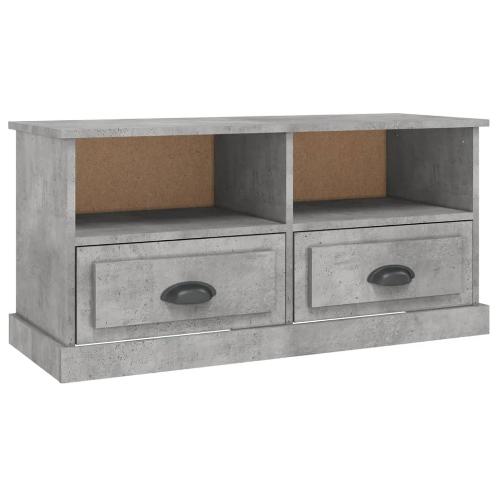 TV staliukas Televizoriaus spintelė, betono pilka, 93x35,5x45cm, mediena