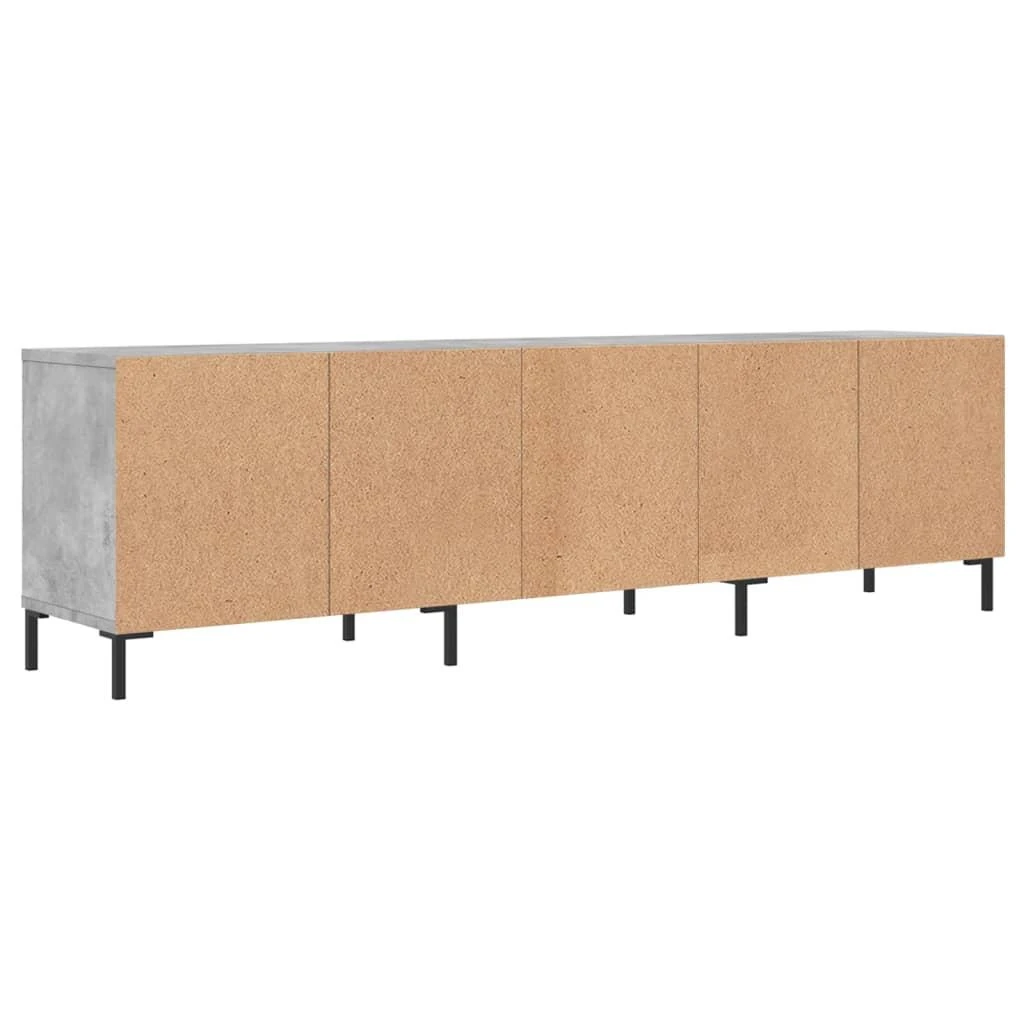 TV staliukas Televizoriaus spintelė, betono pilka, 150x30x44,5cm, mediena