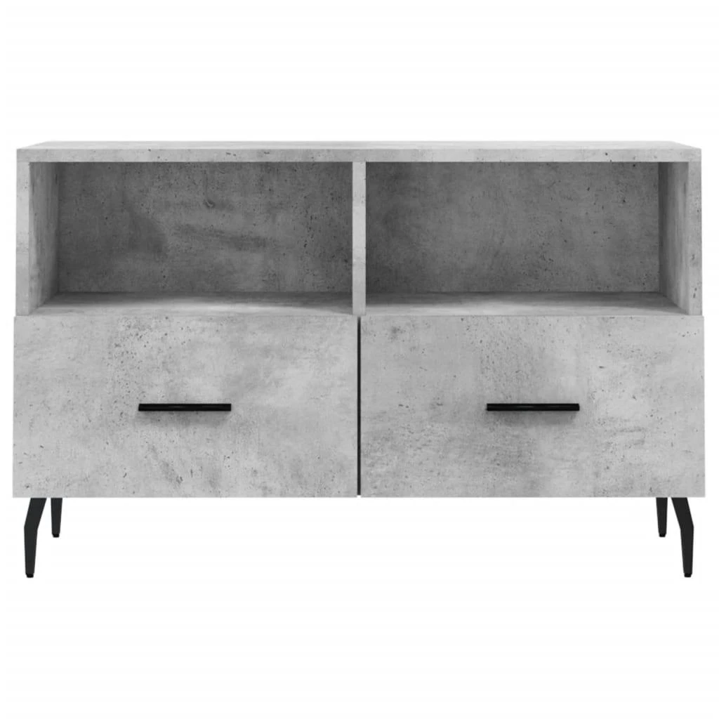 TV staliukas Televizoriaus spintelė, betono pilka, 80x36x50cm, mediena