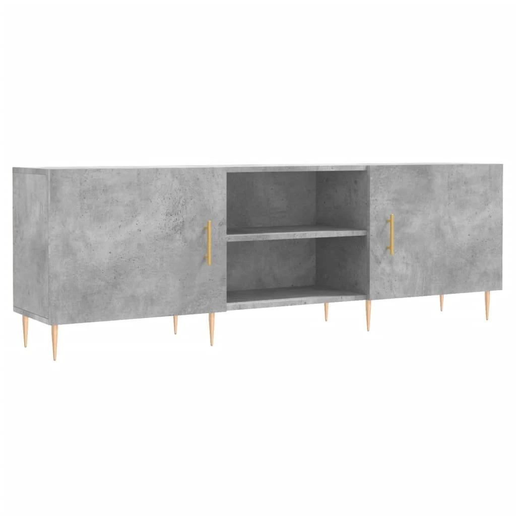 TV staliukas Televizoriaus spintelė, betono pilka, 150x30x50cm, mediena