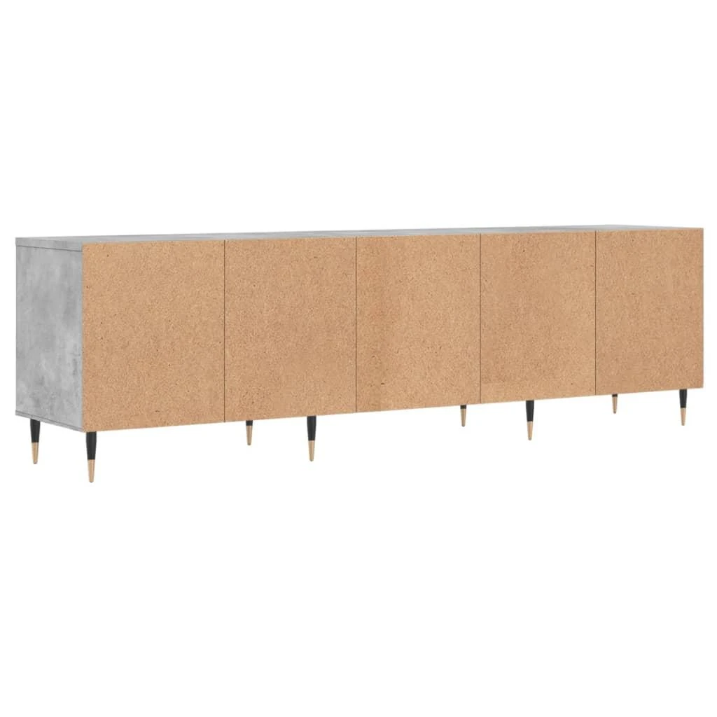 TV staliukas Televizoriaus spintelė, betono pilka, 150x30x44,5cm, mediena