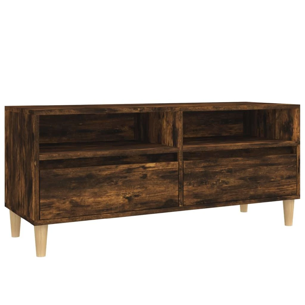 TV staliukas Televizoriaus spintelė, dūminė, 100x34,5x44,5cm, mediena