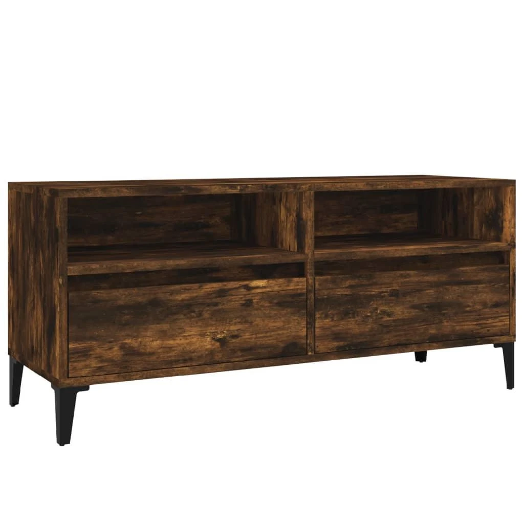 TV staliukas Televizoriaus spintelė, dūminė, 100x34,5x44,5cm, mediena