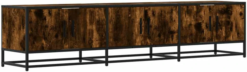 TV staliukas Televizoriaus spintelė, dūminio ąžuolo, 180x35x41cm, mediena