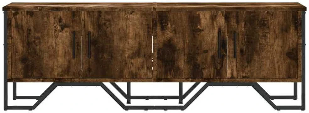 TV staliukas Televizoriaus spintelė, dūminio ąžuolo, 122x34x41cm, mediena