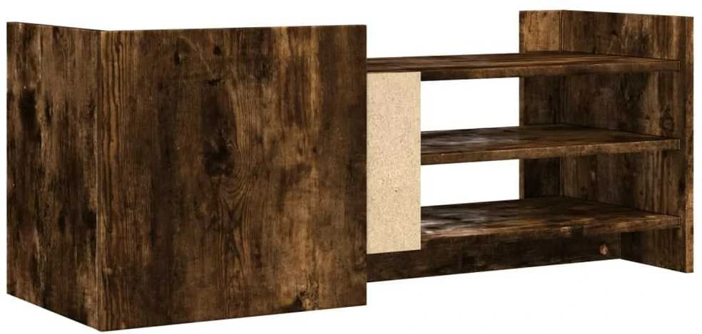 TV staliukas Televizoriaus spintelė, dūminio ąžuolo, 100x35x40cm, mediena