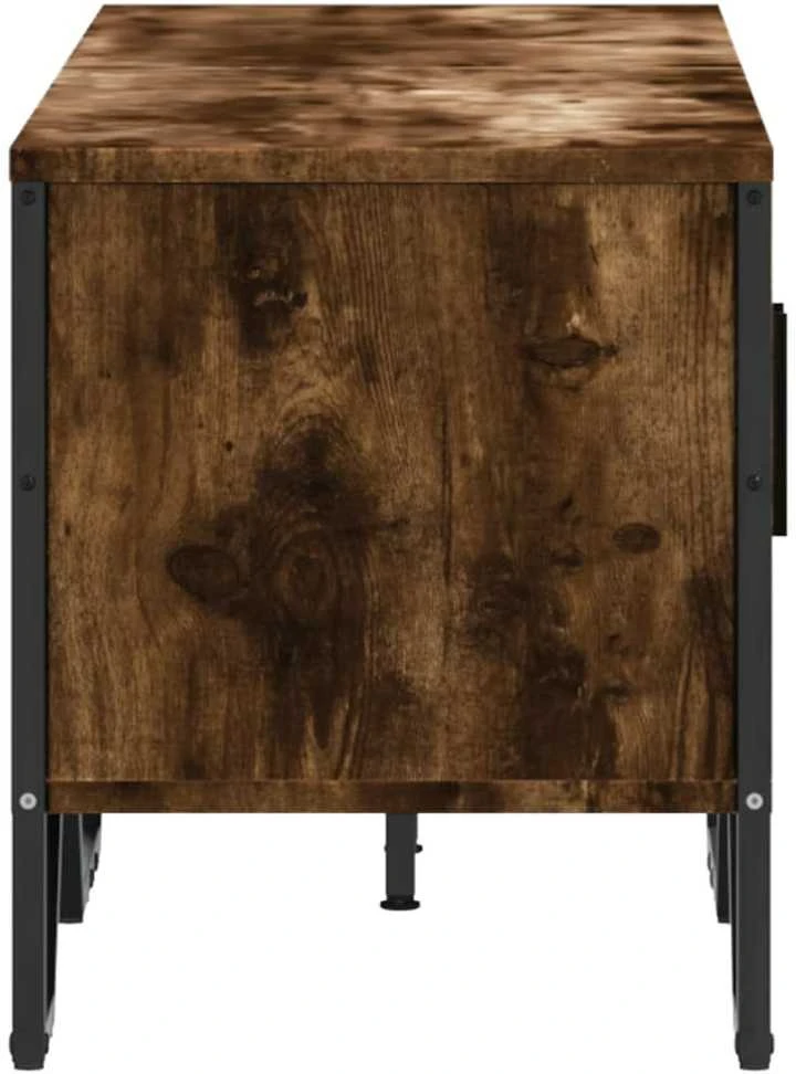 TV staliukas Televizoriaus spintelė, dūminio ąžuolo, 122x34x41cm, mediena