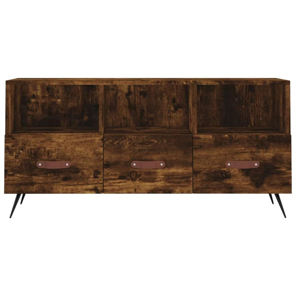 TV staliukas Televizoriaus spintelė, dūminio ąžuolo, 102x36x50cm, mediena