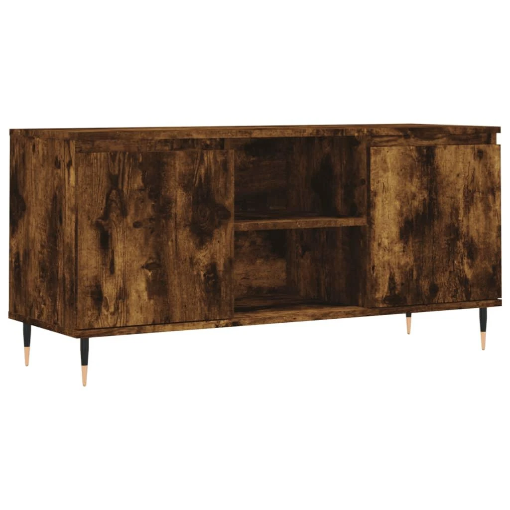 TV staliukas Televizoriaus spintelė, dūminio ąžuolo, 104x35x50cm, mediena