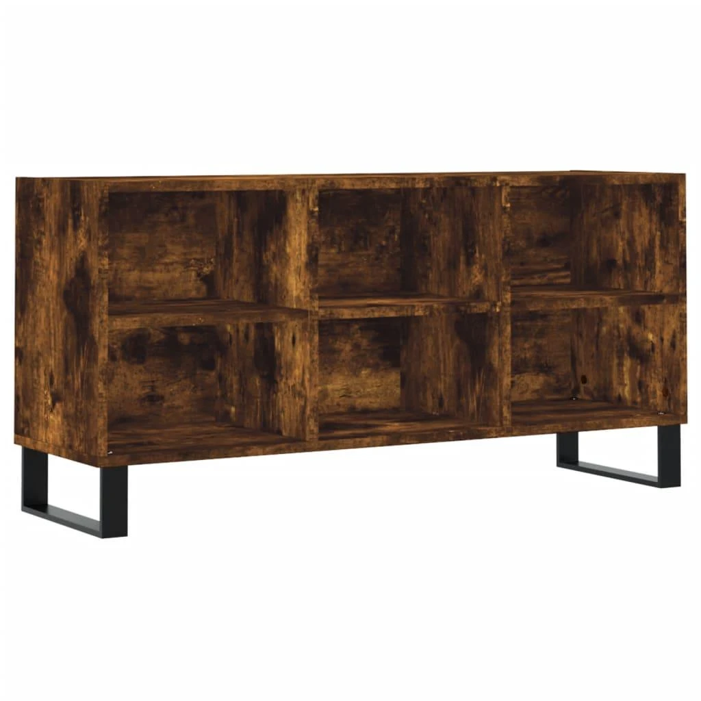 TV staliukas Televizoriaus spintelė, dūminio ąžuolo, 103,5x30x50cm, mediena