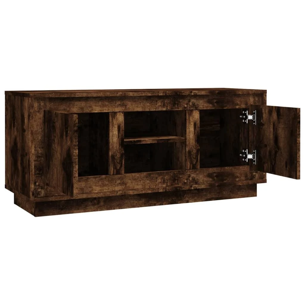TV staliukas Televizoriaus spintelė, dūminio ąžuolo, 102x35x45cm, mediena