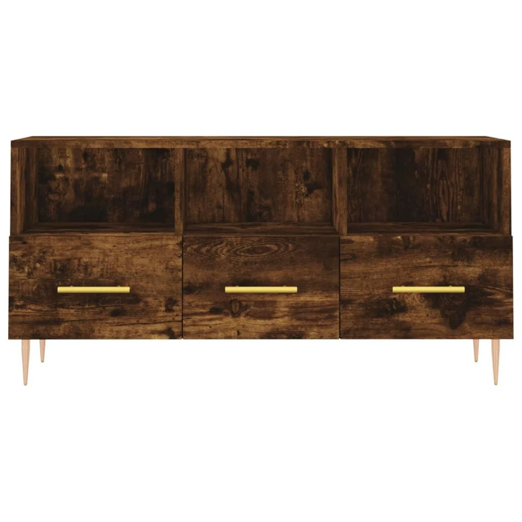 TV staliukas Televizoriaus spintelė, dūminio ąžuolo, 102x36x50cm, mediena