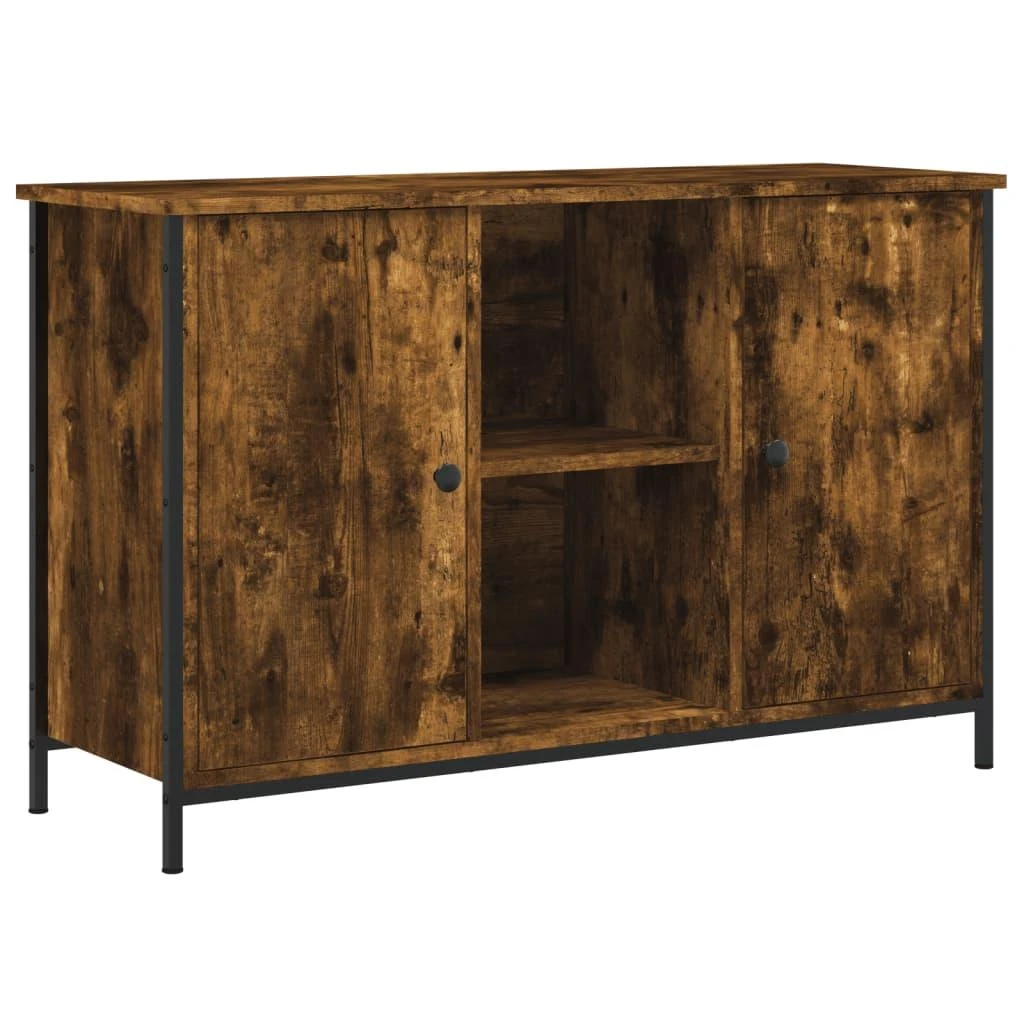 TV staliukas Televizoriaus spintelė, dūminio ąžuolo, 100x35x65cm, mediena