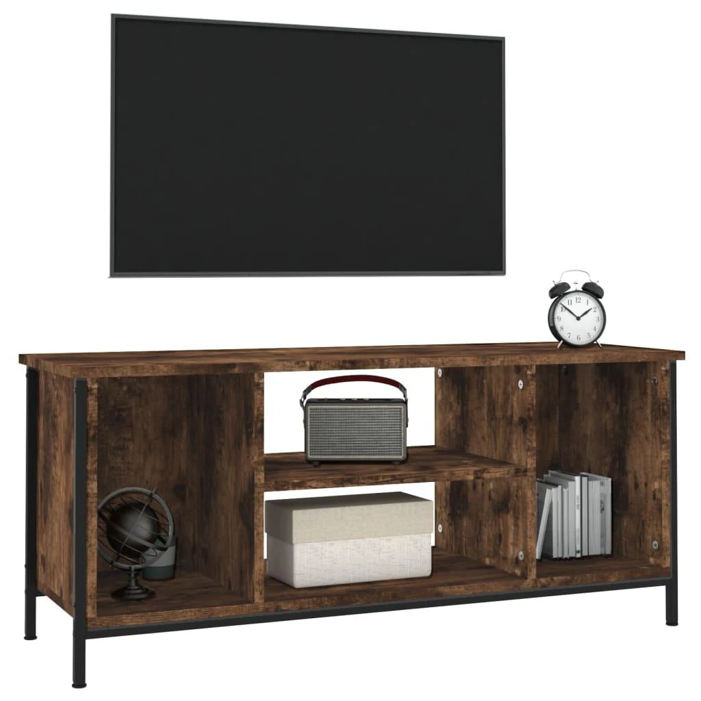 TV staliukas Televizoriaus spintelė, dūminio ąžuolo, 102x35x45cm, mediena