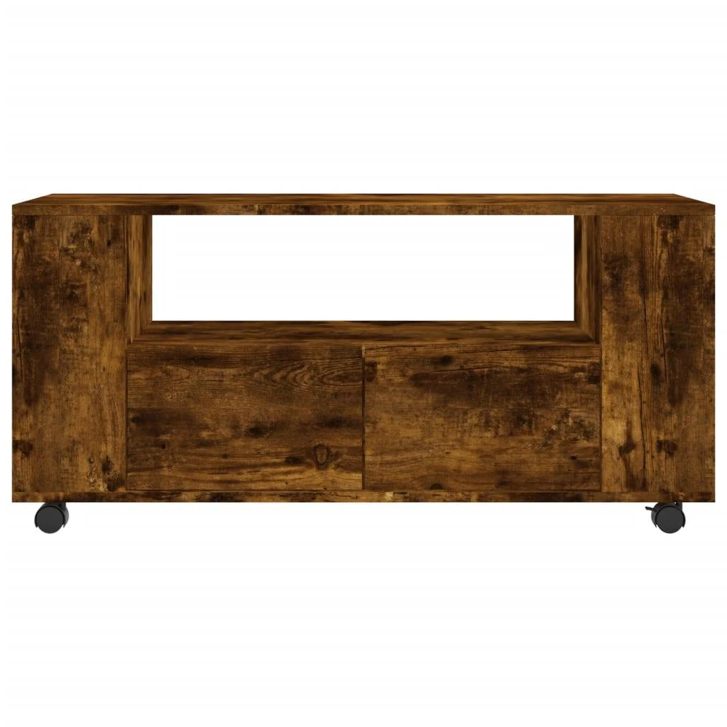 TV staliukas Televizoriaus spintelė, dūminio ąžuolo, 102x34,5x43cm, mediena
