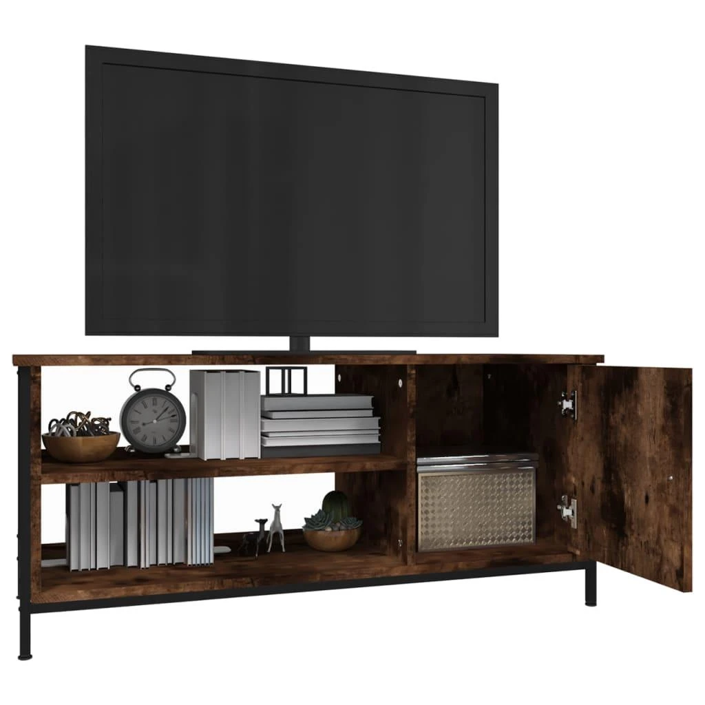 TV staliukas Televizoriaus spintelė, dūminio ąžuolo, 100x40x45cm, mediena