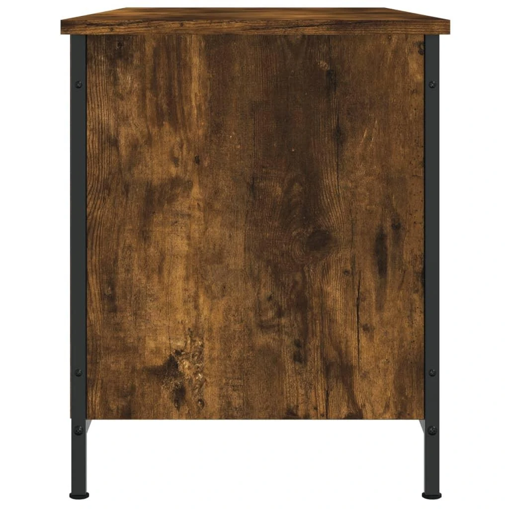 TV staliukas Televizoriaus spintelė, dūminio ąžuolo, 100x40x50cm, mediena