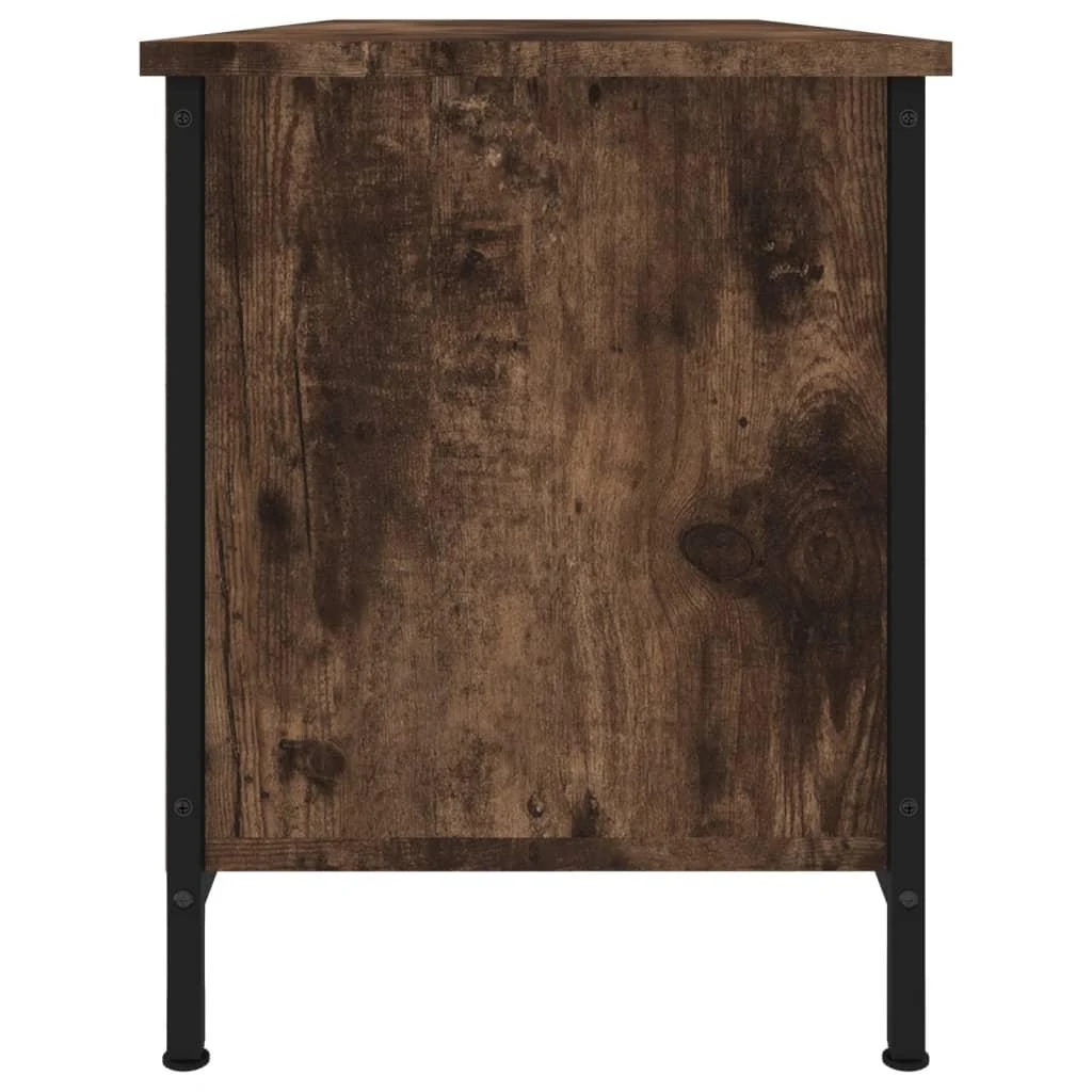 TV staliukas Televizoriaus spintelė, dūminio ąžuolo, 102x35x45cm, mediena