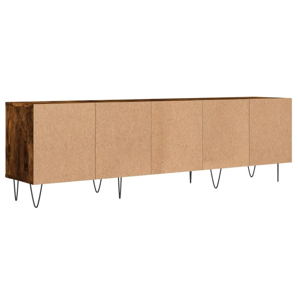 TV staliukas Televizoriaus spintelė, dūminio ąžuolo, 150x30x44,5cm, mediena