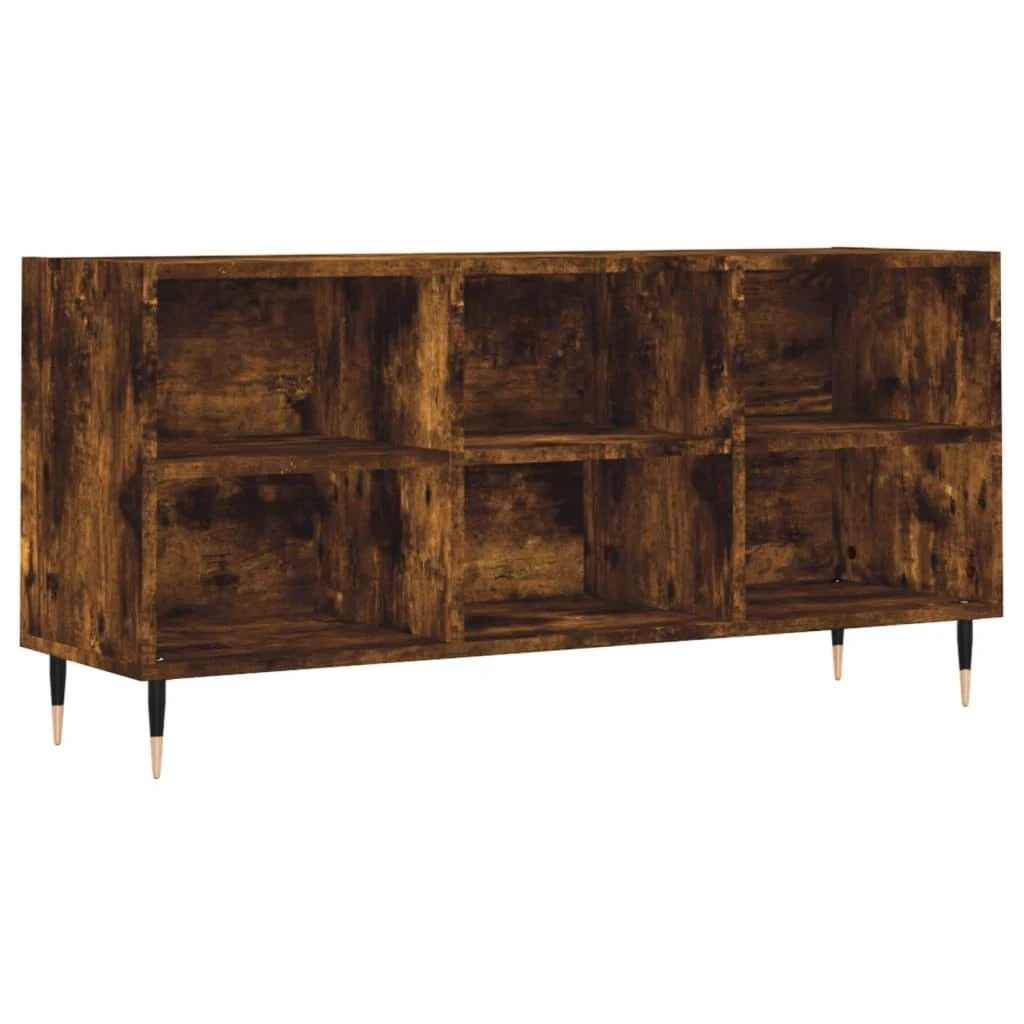 TV staliukas Televizoriaus spintelė, dūminio ąžuolo, 103,5x30x50cm, mediena
