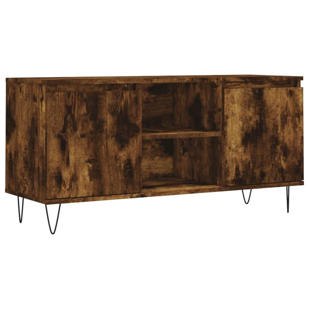 TV staliukas Televizoriaus spintelė, dūminio ąžuolo, 104x35x50cm, mediena