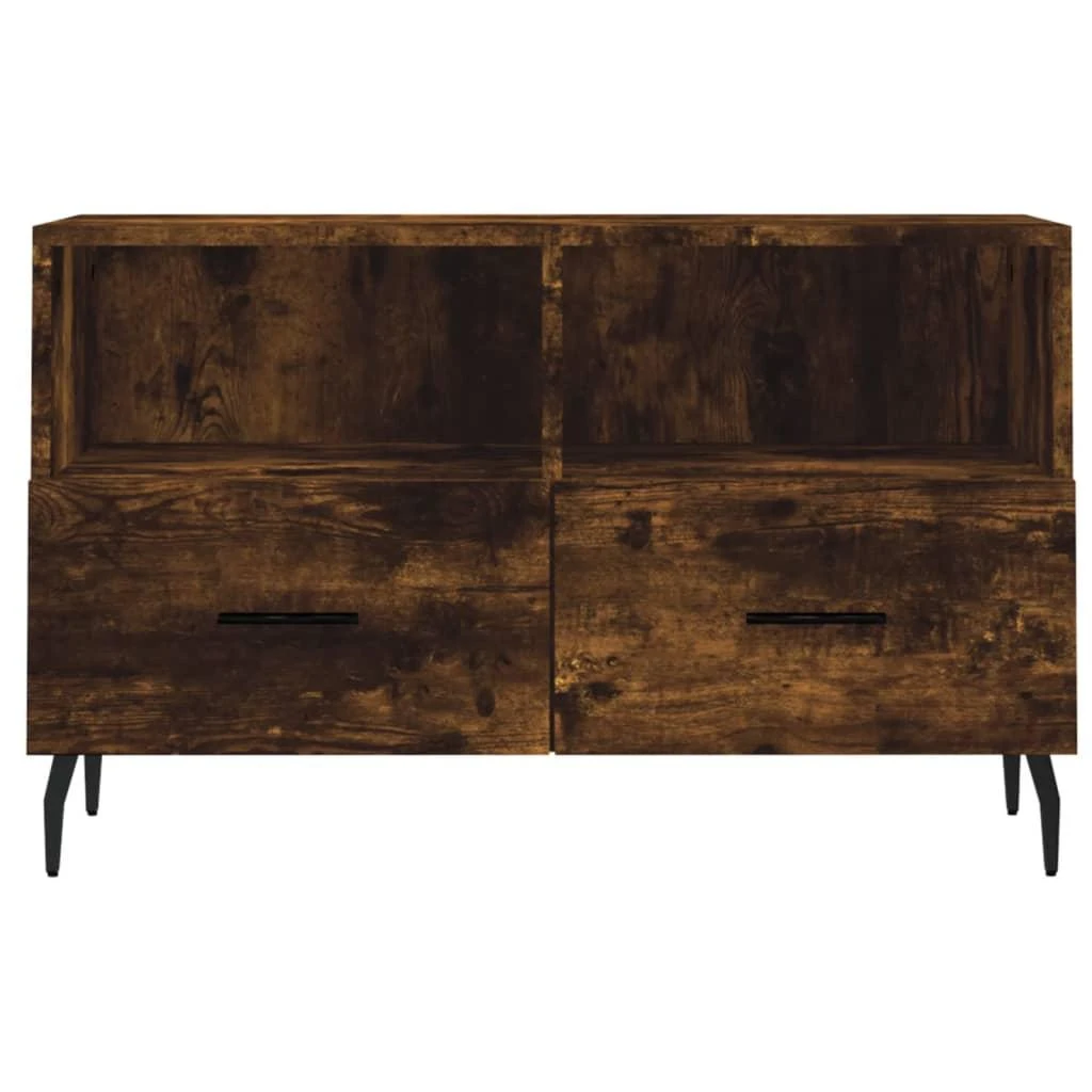 TV staliukas Televizoriaus spintelė, dūminio ąžuolo, 80x36x50cm, mediena