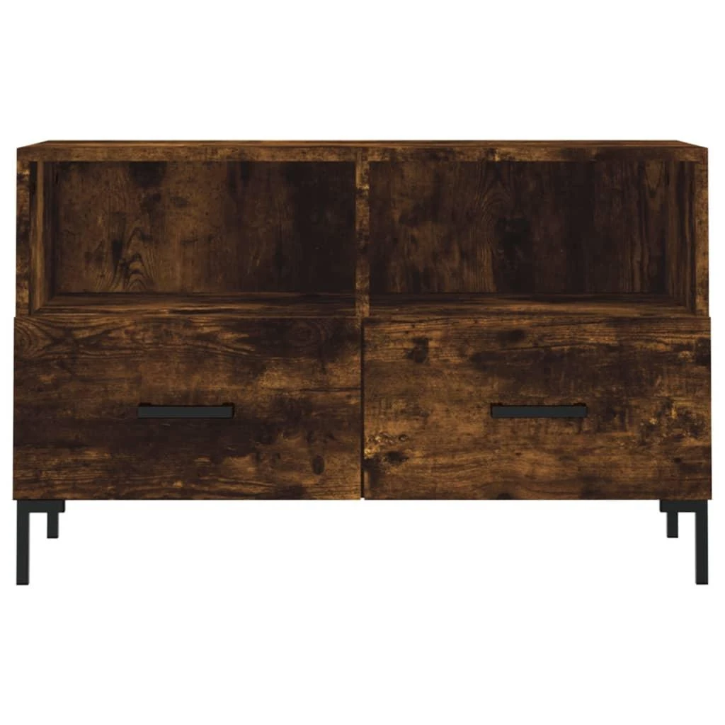 TV staliukas Televizoriaus spintelė, dūminio ąžuolo, 80x36x50cm, mediena