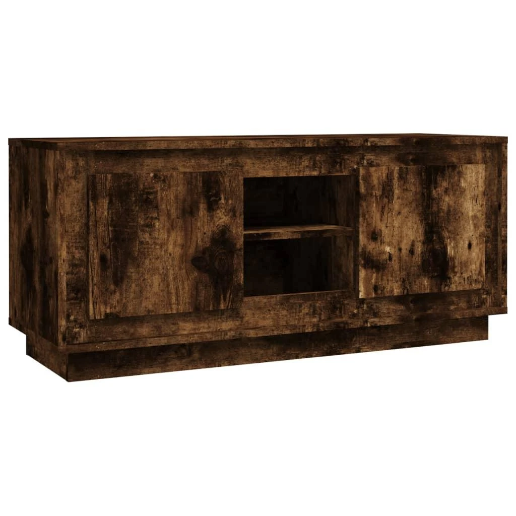TV staliukas Televizoriaus spintelė, dūminio ąžuolo, 102x35x45cm, mediena