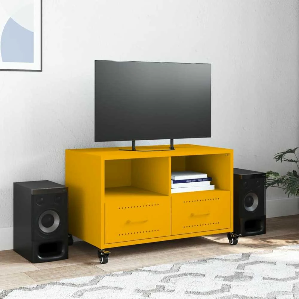 TV staliukas Televizoriaus spintelė, garstyčių, 68x39x43,5cm, plienas