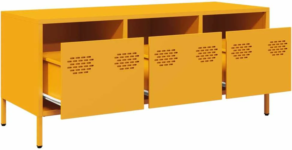TV staliukas Televizoriaus spintelė, garstyčių, 101,5x39x43,5cm, plienas